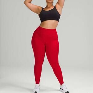 NWOT Lululemon Swift Speed High-Rise Tight 28" in Dark Red Size 20